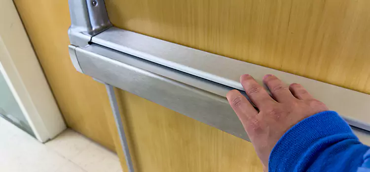 Installing a Push Bar on a Door Enterprise